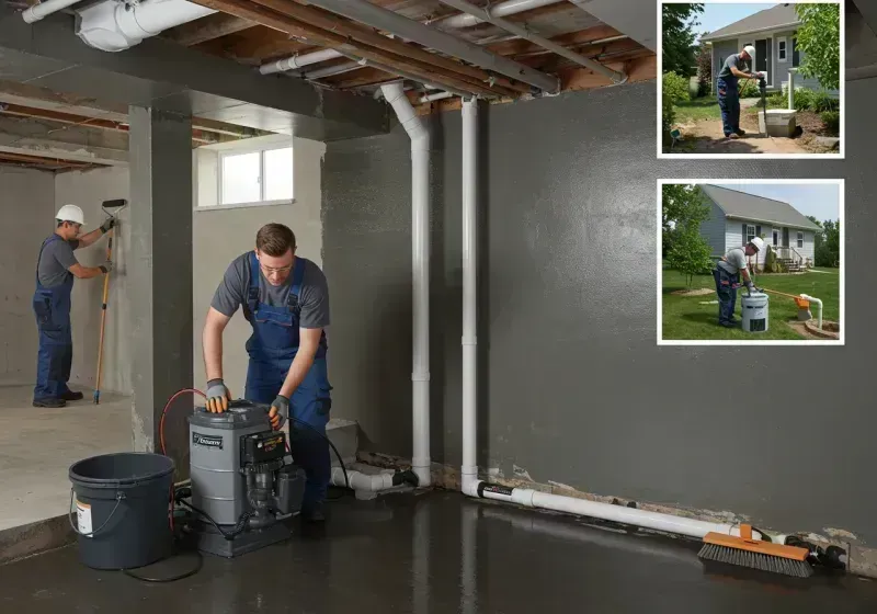 Basement Waterproofing and Flood Prevention process in Columbus, MT